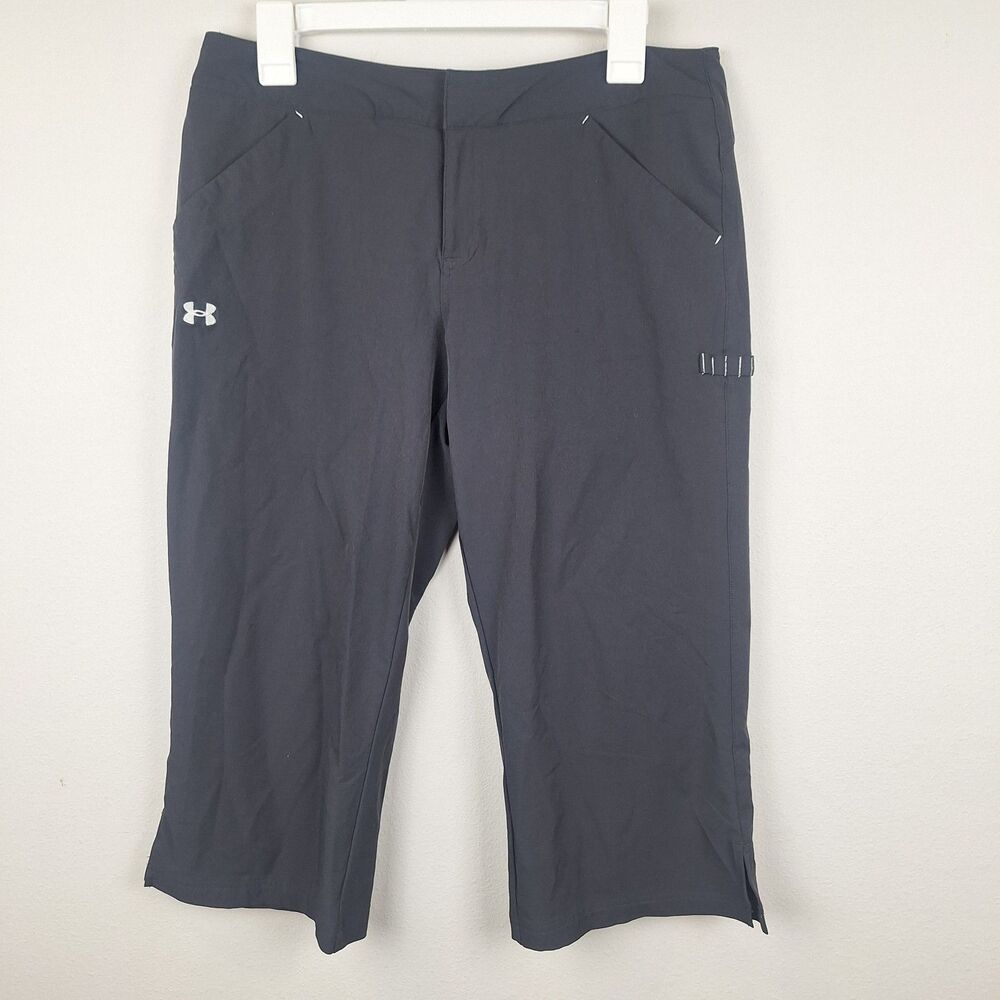 Under Armour Women’s Black Performance Capri Leggings Size 10